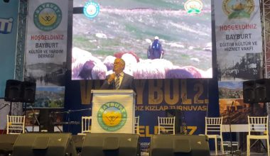 Vakıf Başkanımız Yetgin Çavdar 21 Şubat Bayburt Gecesinde