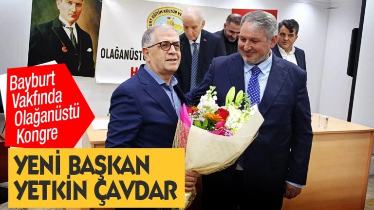 Vakfımızın yeni başkanı Yetgin Çavdar