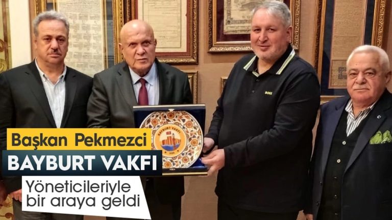 Başkan Pekmezci, Vakıfımızın Yöneticileriyle bir araya geldi